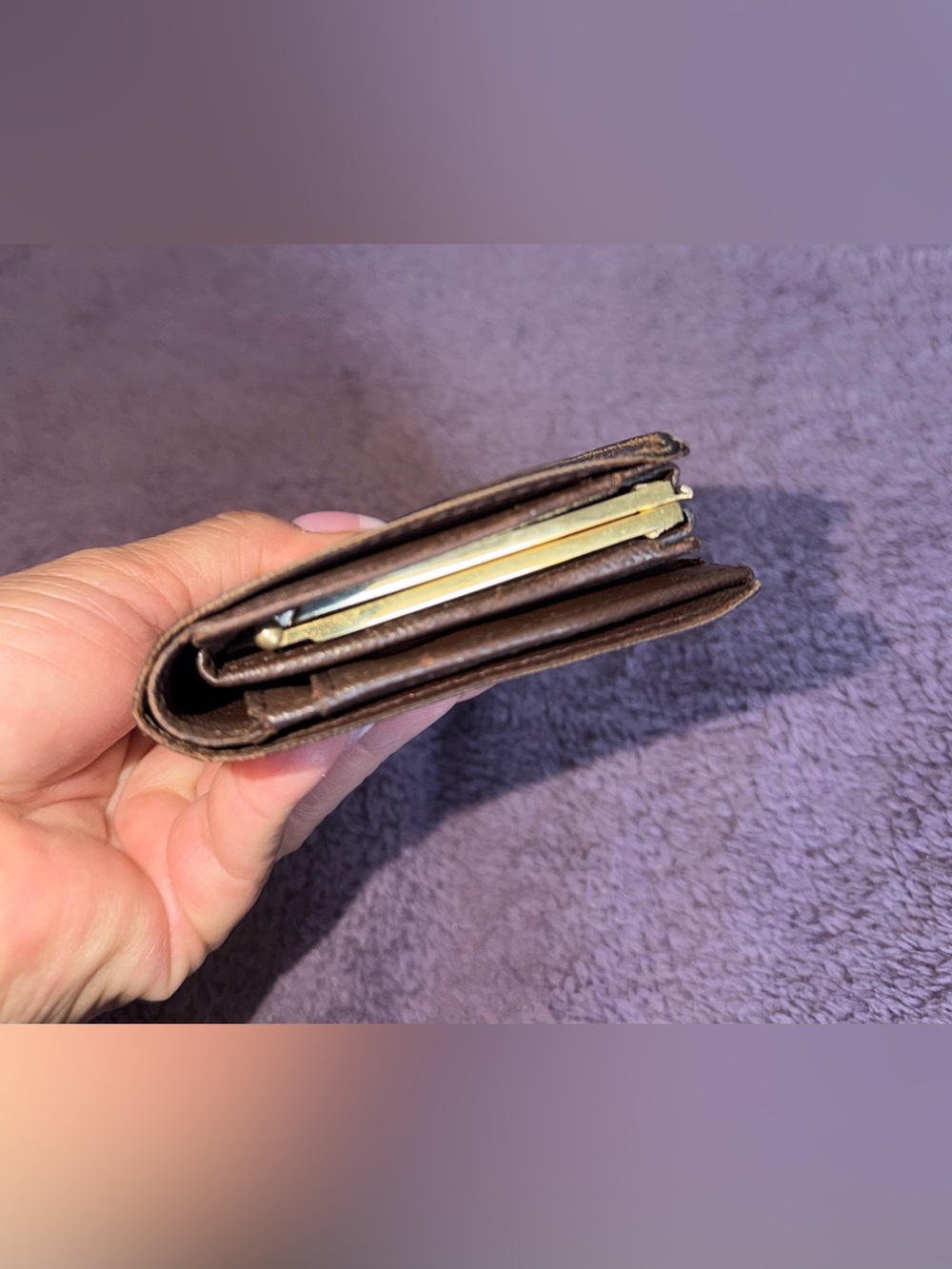 Louis Vuitton 🤎 Brown Damier Canvas Small Wallet - Picture 6 of 9